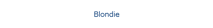 Blondie